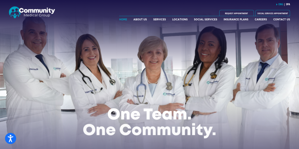 Nurse practitioner Website Design 19 Community Medical Group