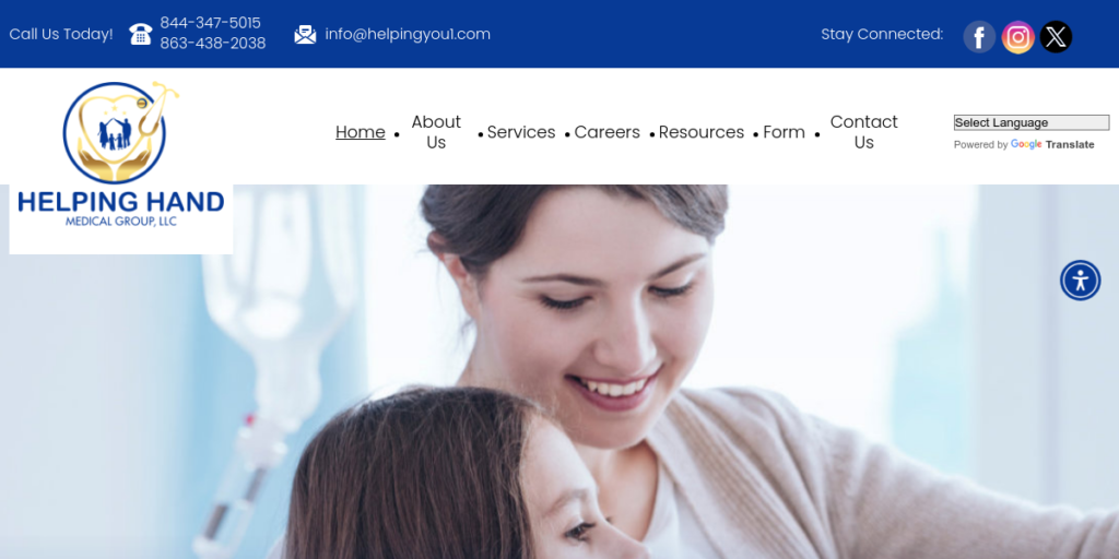 Nurse practitioner Website Design 14 Helping Hand