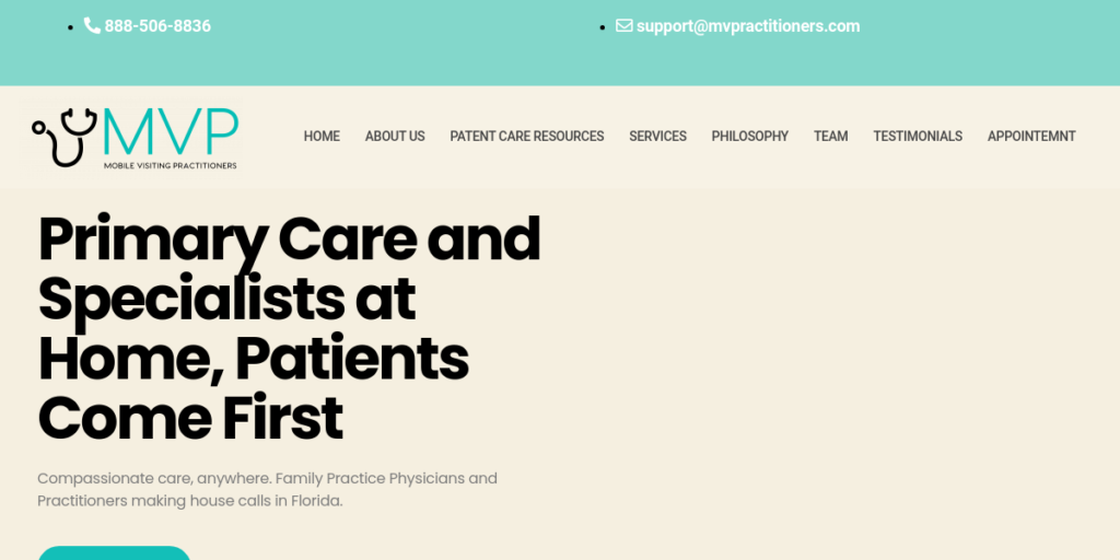 Nurse practitioner Website Design 3 MV Practitioners