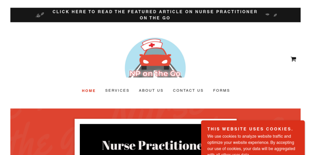 Nurse practitioner Website Design 9 Nurse Practitioner on the go