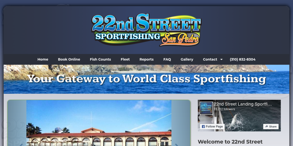 Fishing Charter Web Design 8 22nd Street