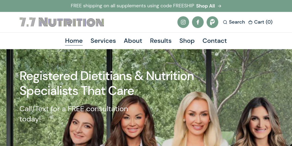 Dietitian Website Design 19 77 Diet