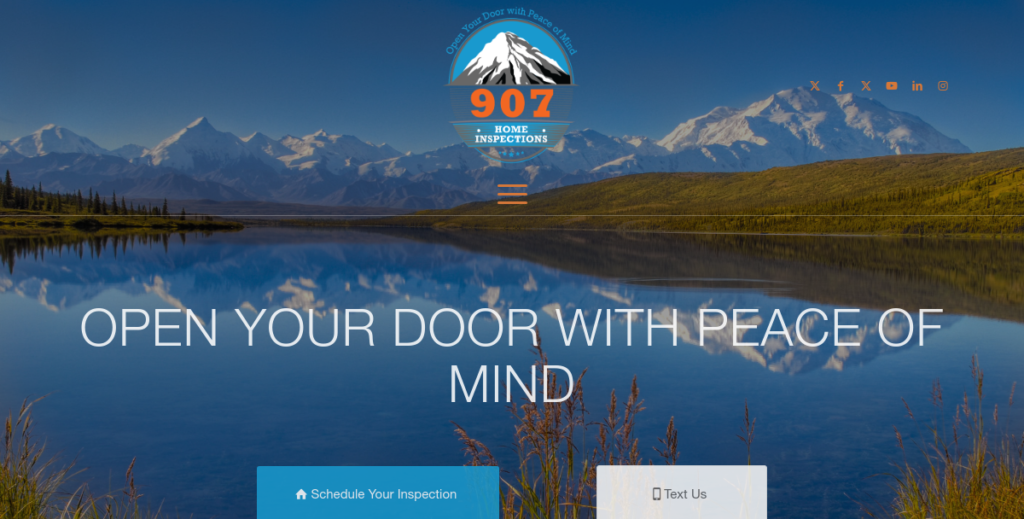 Home inspector Website Design 13 907 inspect