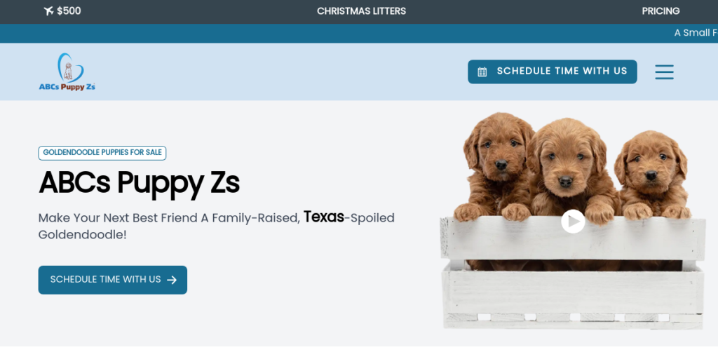 Dog Breeder Website Design 21 ABCS Puppyzs
