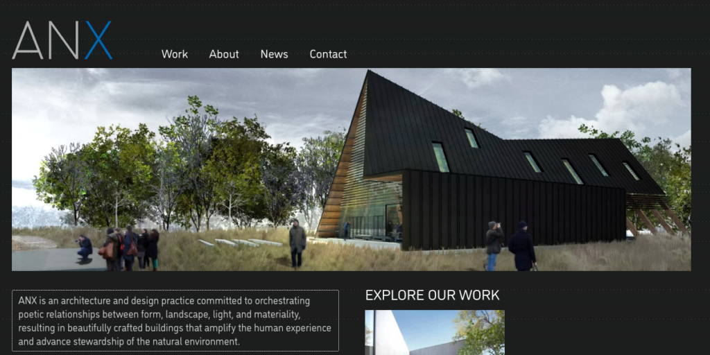 Architecture Firm Website Design 10 ANX