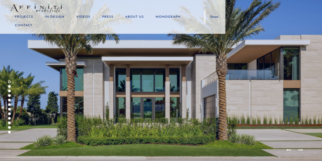 Architecture Firm Website Design 14 Affiniti Architects