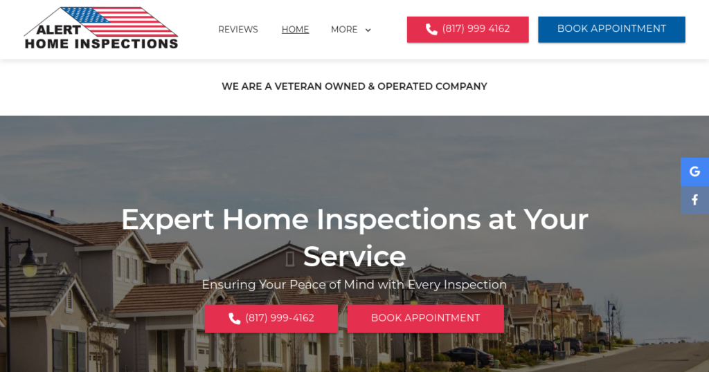 Home inspector Website Design 33 Alert inspector