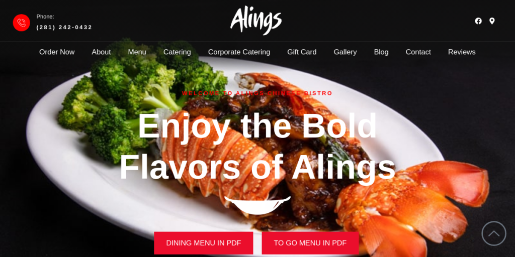 Chinese Restaurant Website Design 15 Alings Chinese