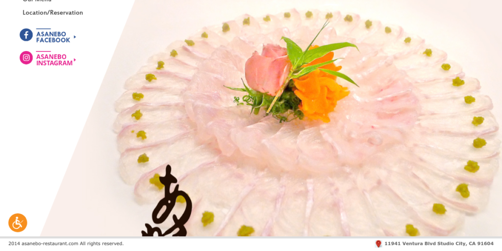 Sushi Restaurant Website Design 5 Asanebo Restaurant