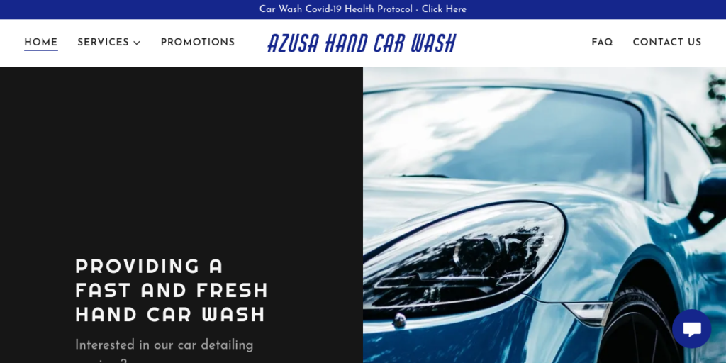 Car Wash Website Design 16 Azusa Car Wash