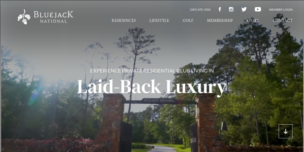 Golf Course Website Design 21 Bluejack National