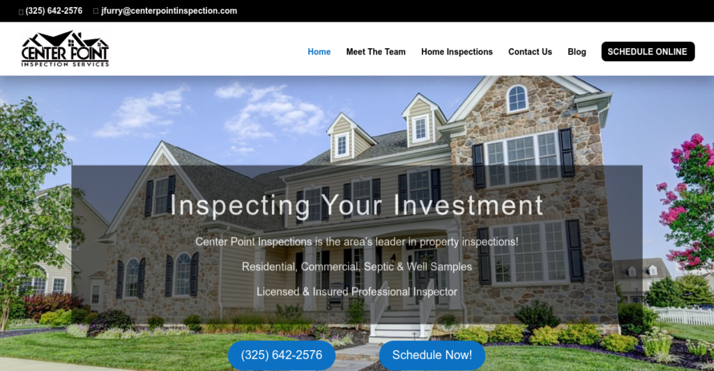 Home inspector Website Design 26 C Inspections