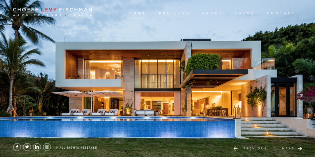 Architecture Firm Website Design 29 CLF Architects