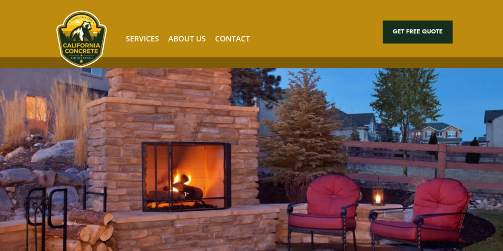 Concrete Contractor Website Design 30 California Concrete