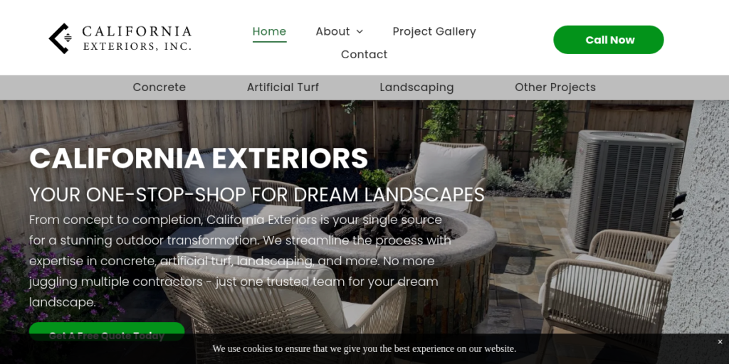 Driveway Contractor Website Design 13 California EXT