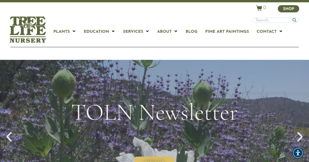 Plant Nursery Website Design 28 California Native Plants