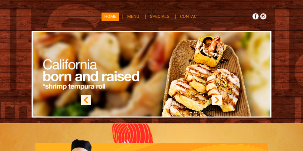 Sushi Restaurant Website Design 10 California Sushibar