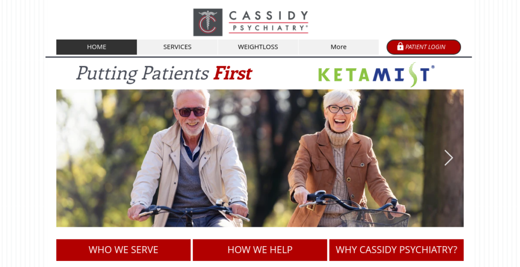 Psychiatrist Website Design 15 Cassidy Psychiatry