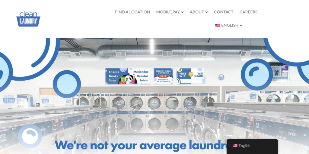 Laundry Website Design 7 Clean Laundry