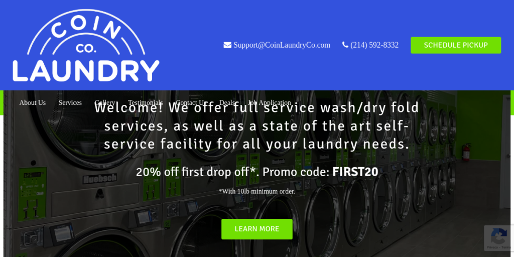 Laundry Website Design 32 Coin Laundryco