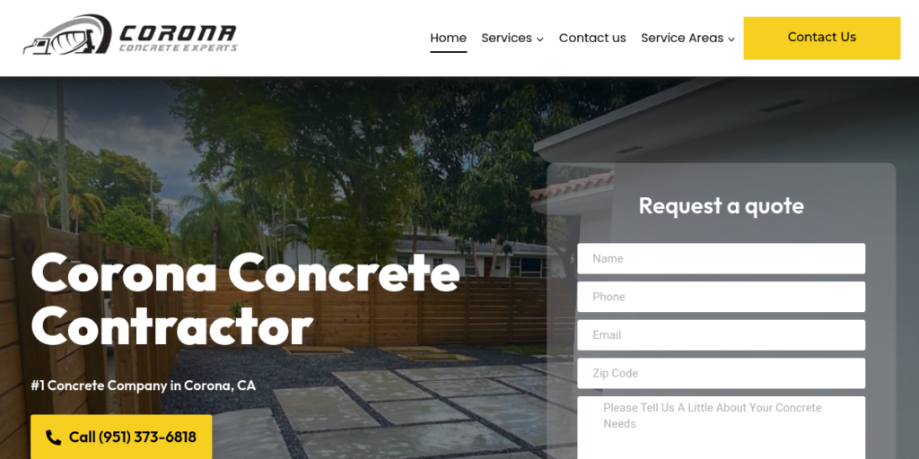 Concrete Contractor Website Design 29 Concrete Contractor Scorona