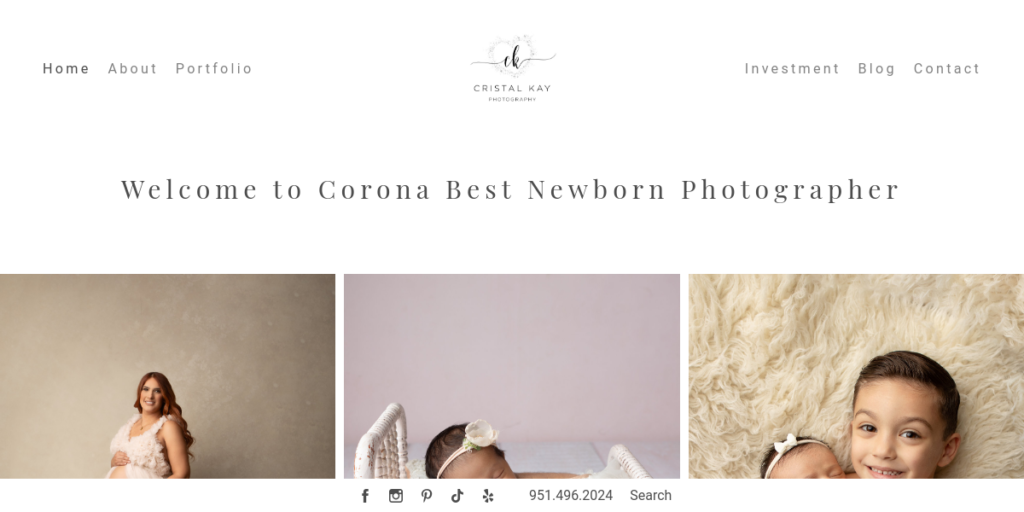 Newborn Photography Website Design 23 Cristal Kay Photography