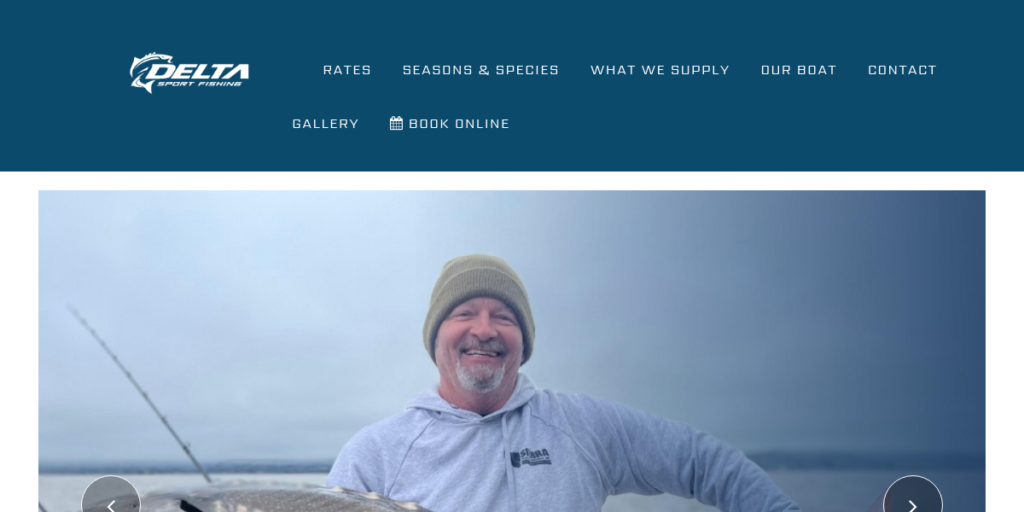 Fishing Charter Web Design 22 Delta Fishing Charters