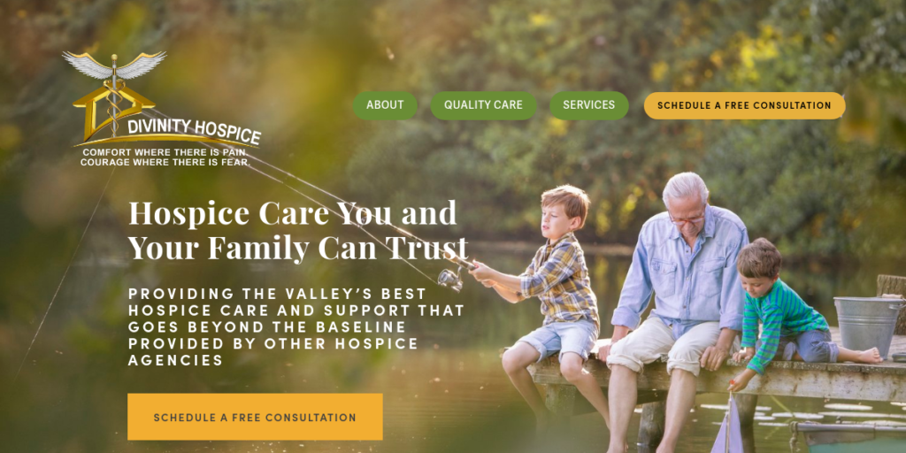 Hospice Website Design 23 Divinity Hospice