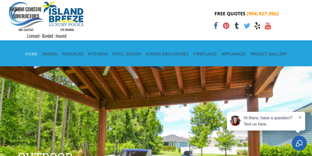 Swimming Pool Contractor Website Design 10 Dream Back Yard Builders