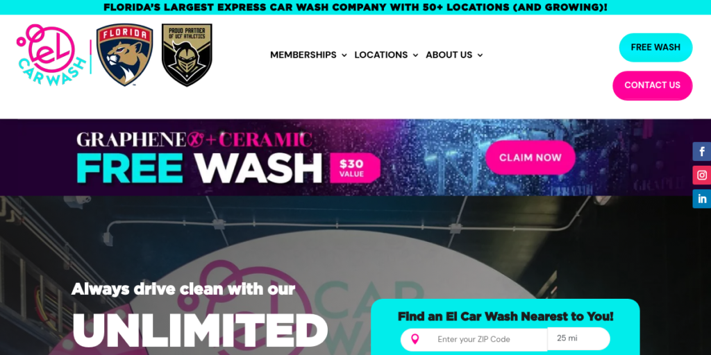 Car Wash Website Design 14 El Car Wash