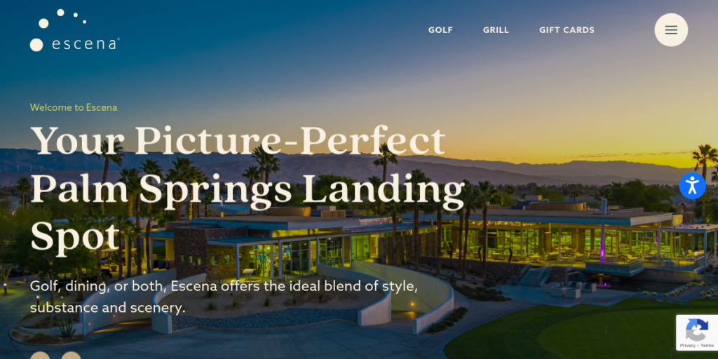 Golf Course Website Design 14 Escena Golf