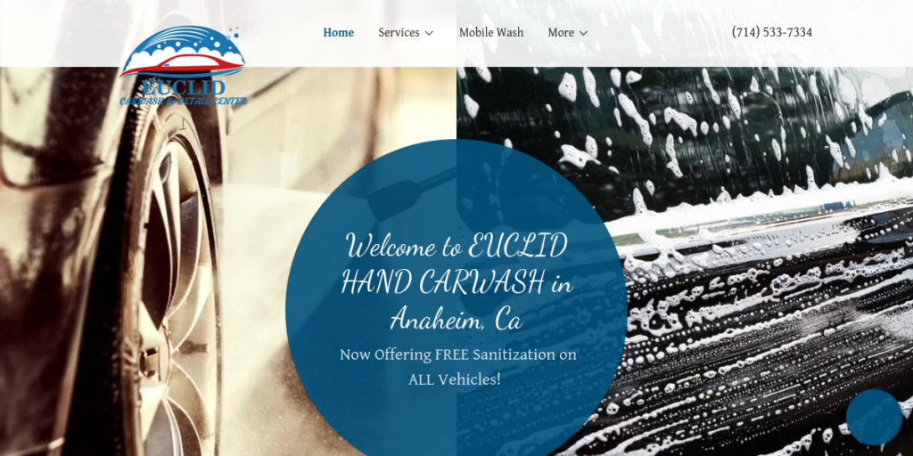 Car Wash Website Design 13 Euclid Car Wash