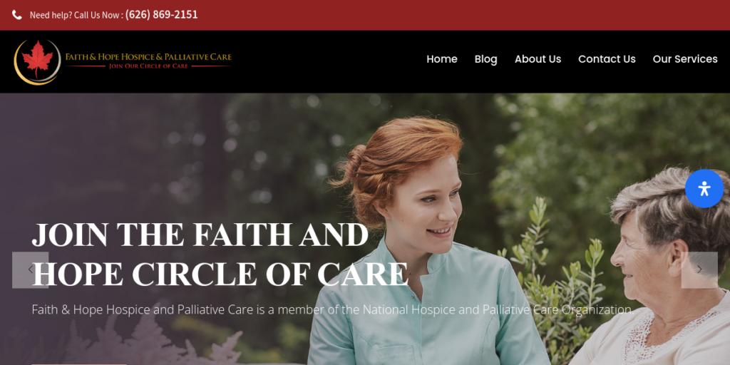 Hospice Website Design 24 Faithand Hope ospice