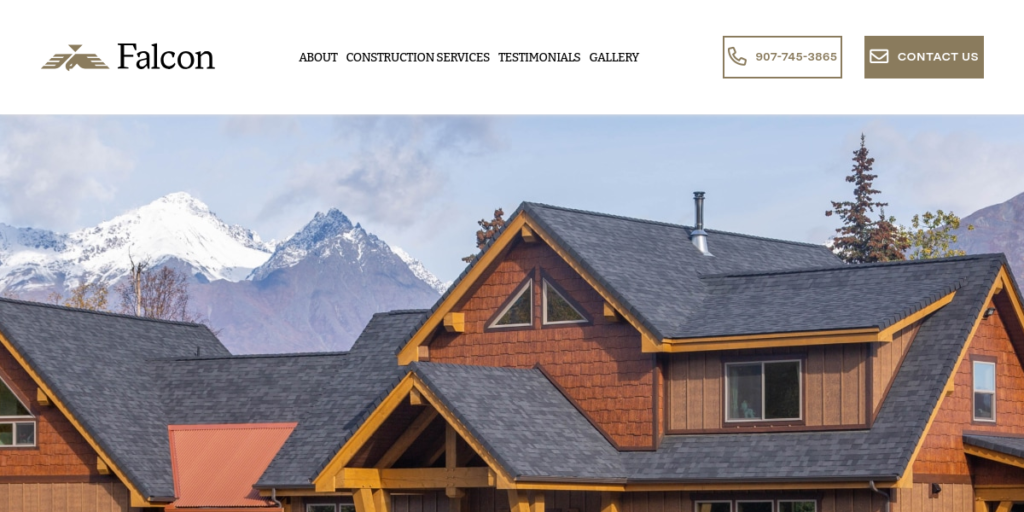 General Contractor Website Design 13 Falcon Alaska