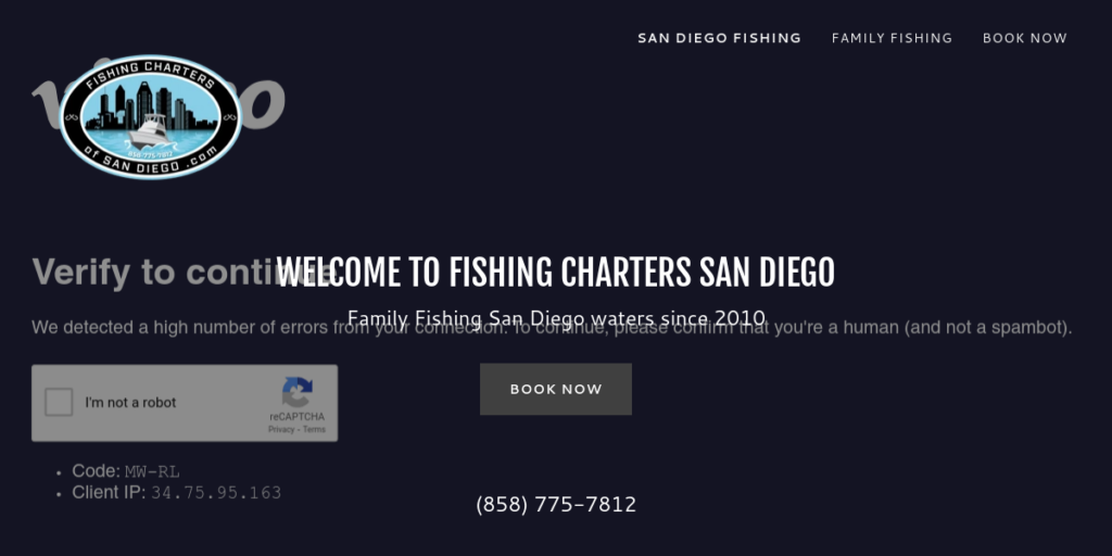 Fishing Charter Web Design 9 Fishing Charter Sofsan Diego