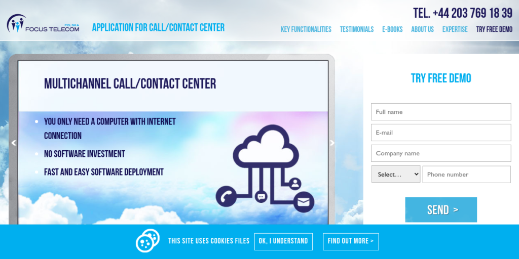 Call Center Website Designs 15 Focus Telecom