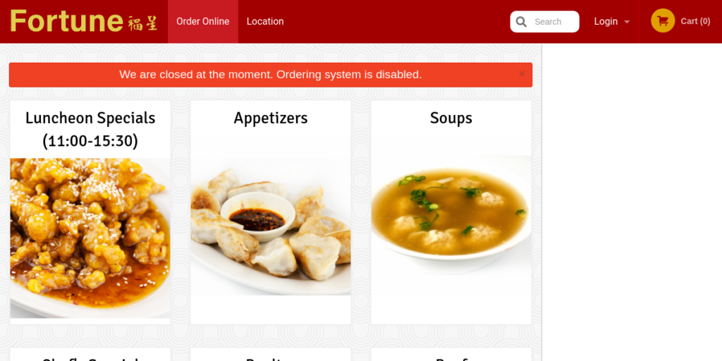 Chinese Restaurant Website Design 12 Fortune Texas