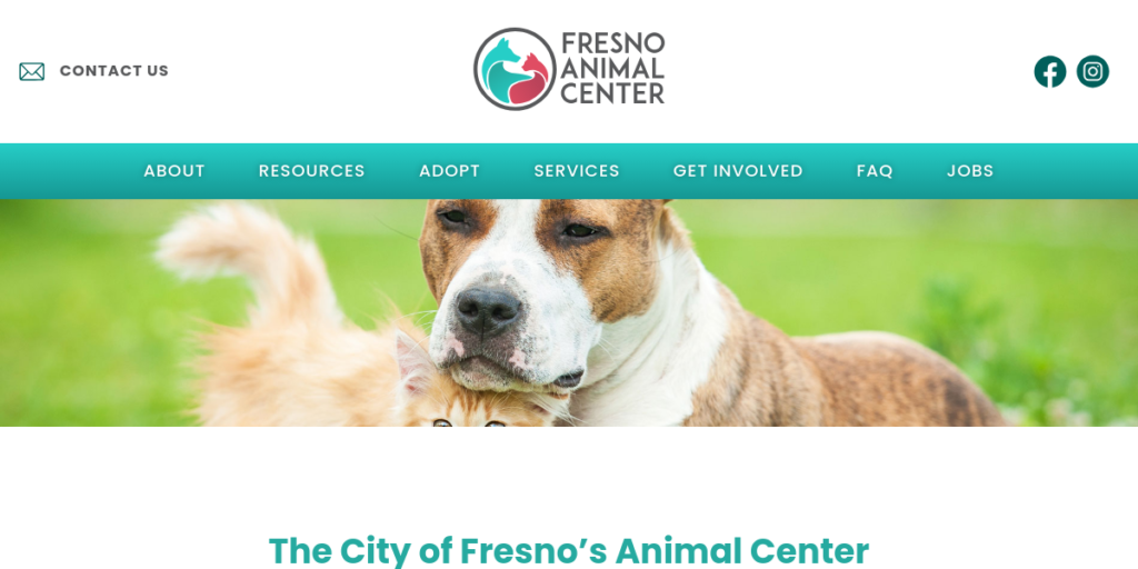 Animal Shelter Website Design 10 FresnoAnimal Center