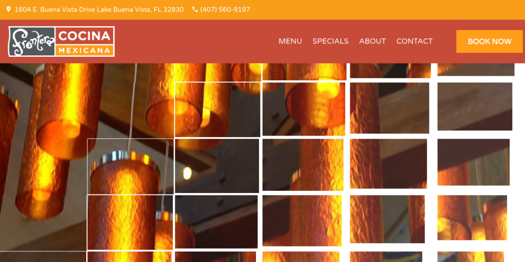 Mexican restaurant Website Design 5 Frontera Cocina