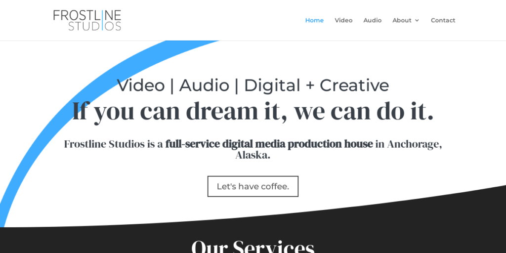 Recording Studio Website Design 11 Frost Line Studios