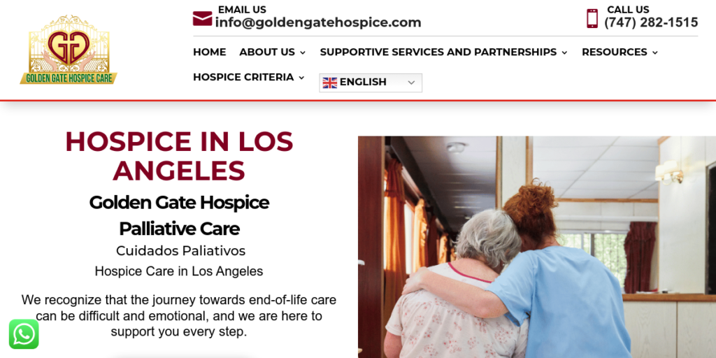 Hospice Website Design 27 Golden Gate Hospice