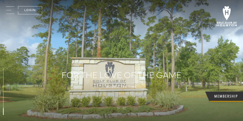Golf Course Website Design 33 Golf Club of Houston