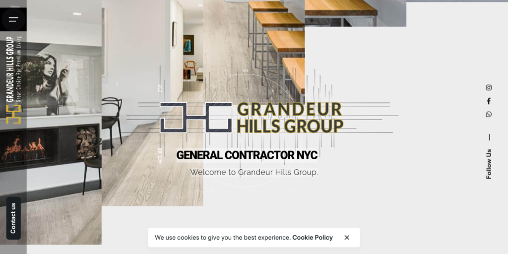 General Contractor Website Design 40 Grandeurhills Group