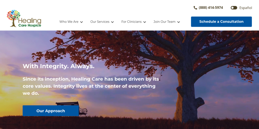 Hospice Website Design 15 Healing Care Hospice