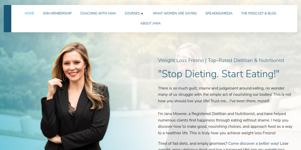 Dietitian Website Design 29 Health Wins