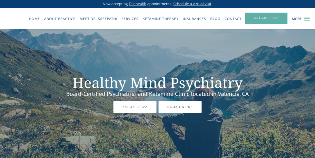 Psychiatrist Website Design 4 Healthy Mind Psychiatry