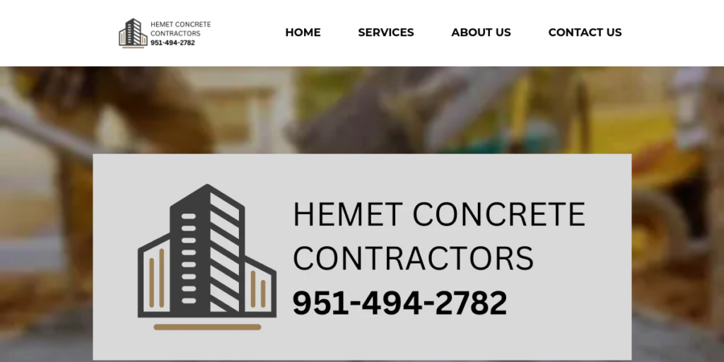 Concrete Contractor Website Design 45 Hemet Concrete