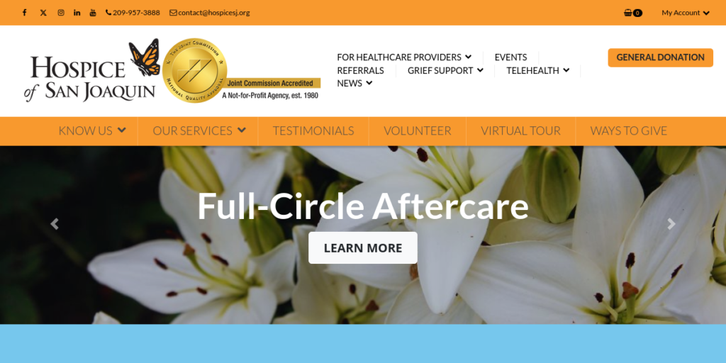 Hospice Website Design 17 Hospice SJ