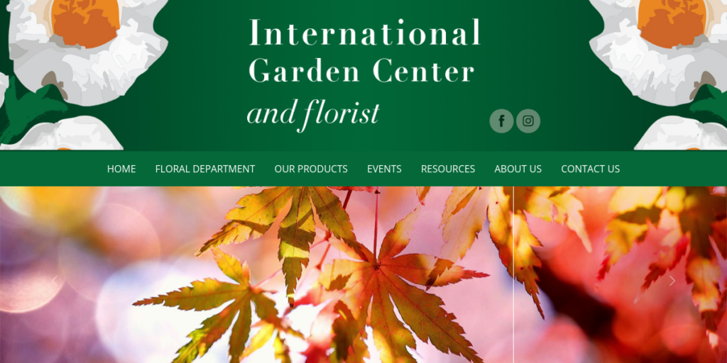 Garden Center Website Design 4 I Garden Center