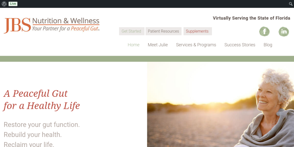 Dietitian Website Design 12 JBS Nourish Well